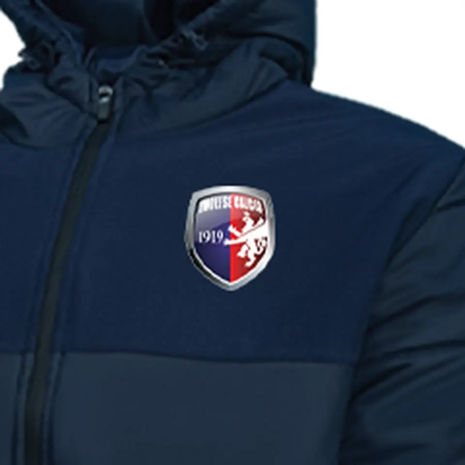 Piumino Imolese Calcio, colore Blu, dettaglio, foto 3 di 3