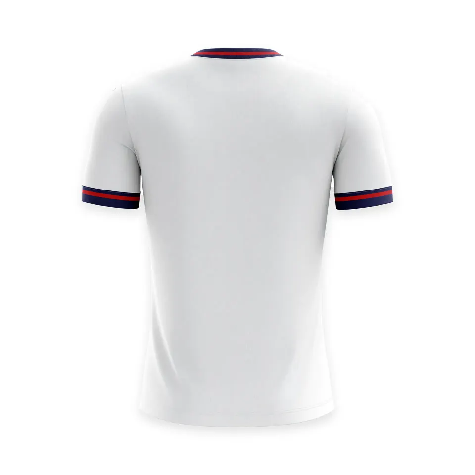 Maglia gara away 26/27 Imolese Calcio, bianca con banda verticale di scritte, retro, foto 2 di 3