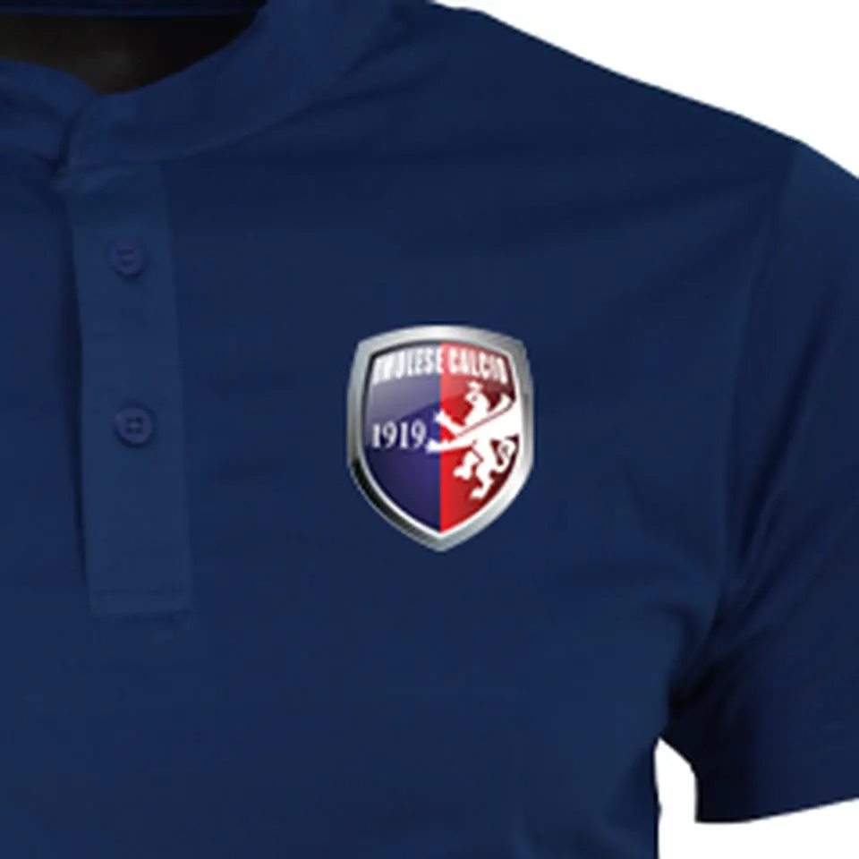 Polo Imolese Calcio, colore Navy, dettaglio, foto 3 di 3