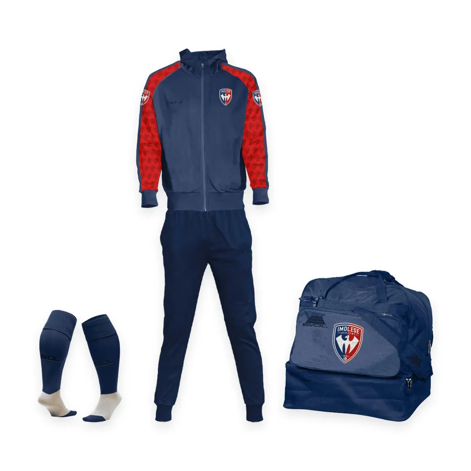Kit portieri agonistica Academy Imolese, capi affiancati, dettaglio, foto 3 di 3